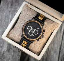 Load image into Gallery viewer, The Graphite - Mens Chronograph Norsewood Watch
