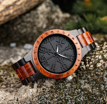 Load image into Gallery viewer, The Vikings Compass Norsewood Watch
