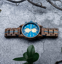 Load image into Gallery viewer, The Zeru - Mens Wooden Norsewood Watch
